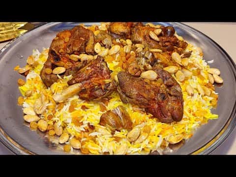 حبة مندي لحم قطع